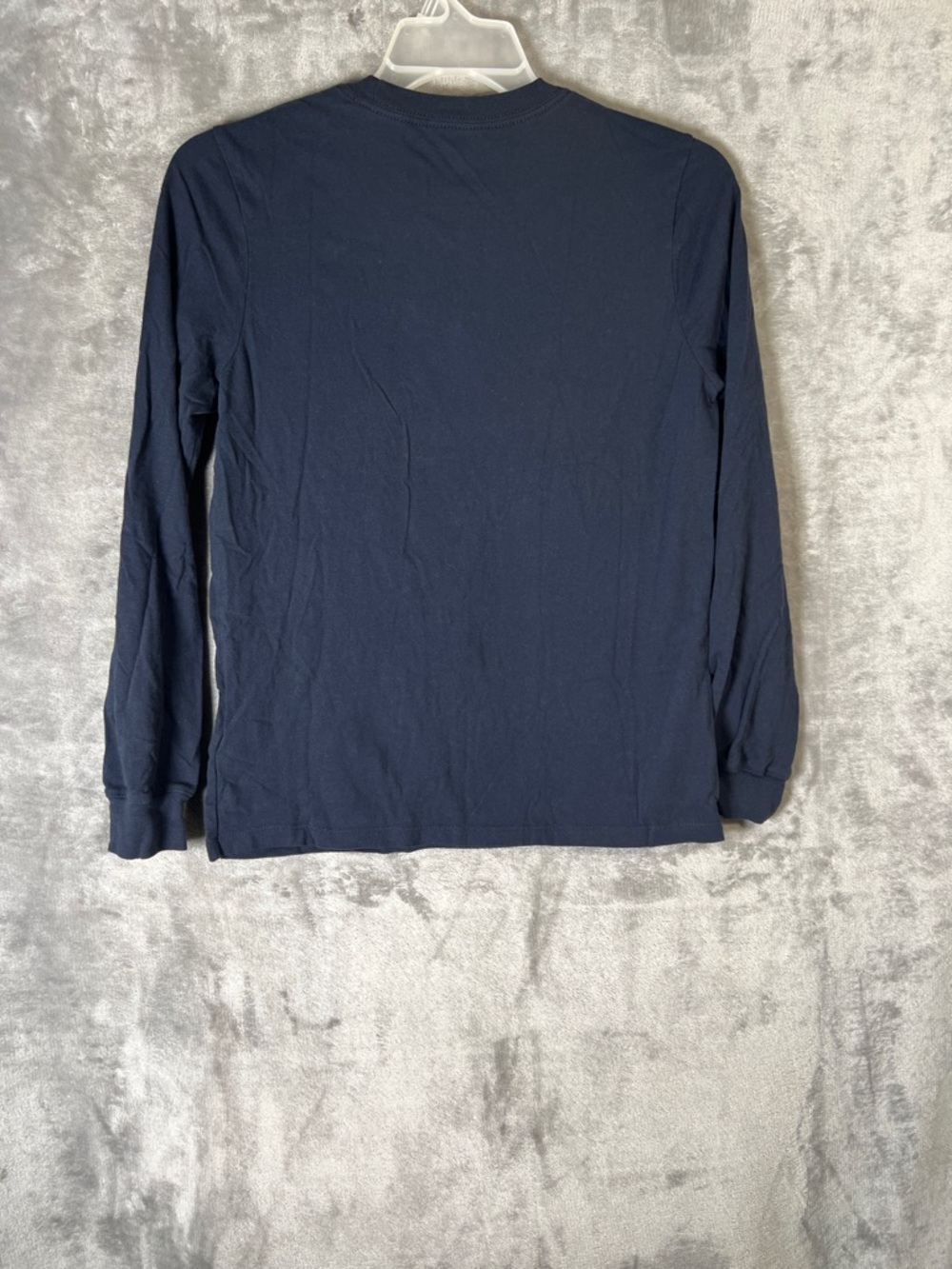 The North Face Navy Long Sleeve Logo Shirt with White Graphic - Picture 7 of 7